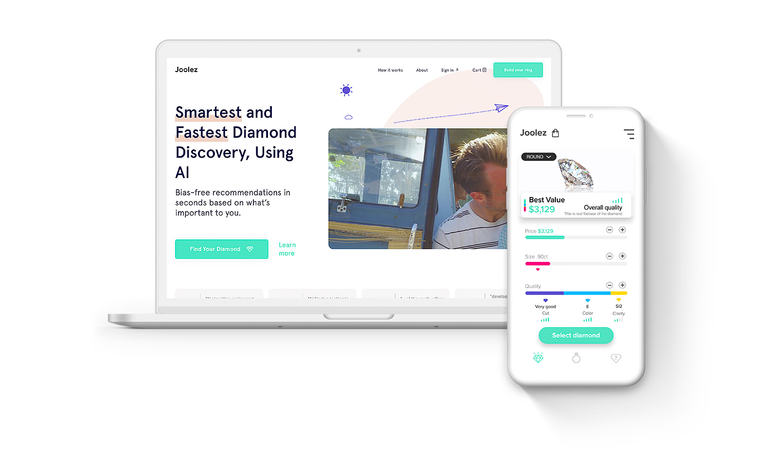 Joolez makes diamond buying easy and smart